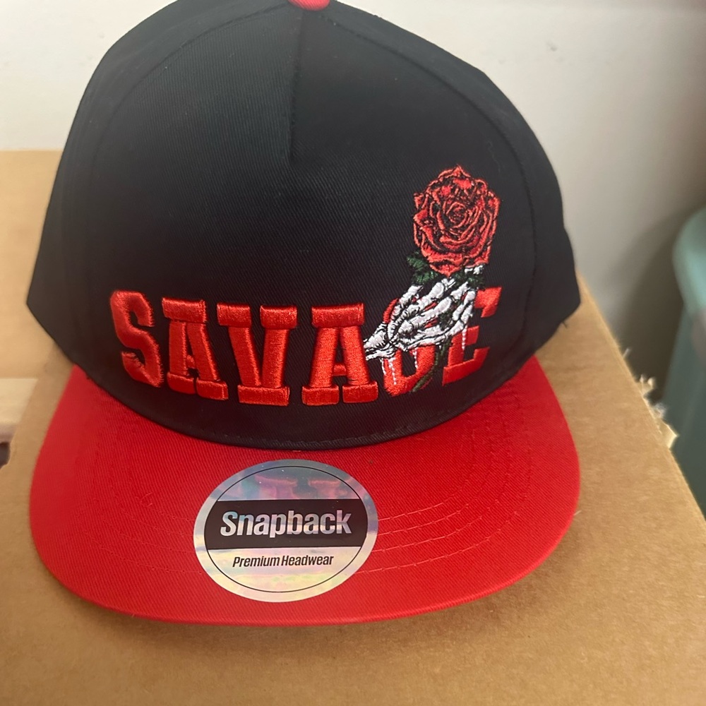NWT Rue21 Red and Black Snapback Hats